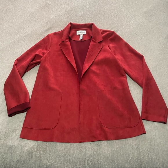 Joseph Ribkoff Red Blazer - Picture 2 of 12